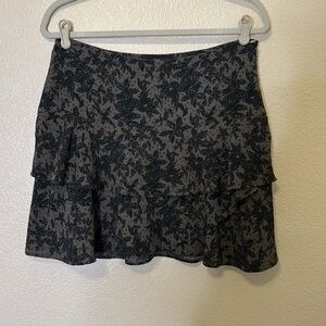 Worn 1x IKKS Circle Skirt Olive/Black
